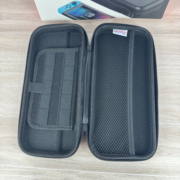 HeysTop Nintendo Switch OLED Hard Shell Travel Case Black w/ Box - Picture 3 of 5